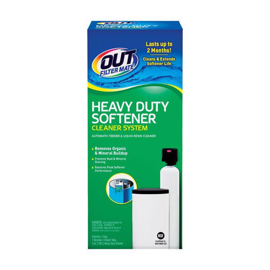 Out Filter Mate Heavy Duty Rust and Mineral Resistant Water Softener Cleaner Liquid 2 qt.