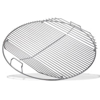 Weber 21.5" Hinged Cooking Grate  Nickel-Plated Steel Fits 22" Charcoal Grills  Easy Charcoal Access