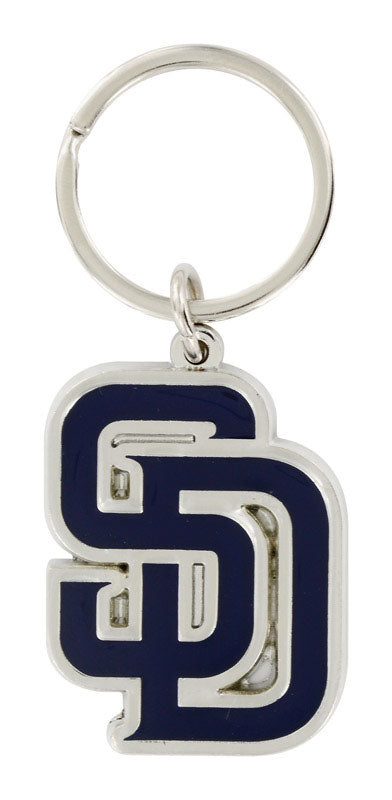 Hillman San Diego Padres Metal Multicolored Key Chain (Pack of 3).