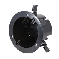 Cantex EZ Box Old Work 18 cu in Round Polycarbonate Ceiling Box Black