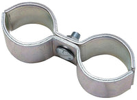 National Hardware Zinc-Plated Silver Steel Non-Welded Gate Pipe Clamp 2 L in.