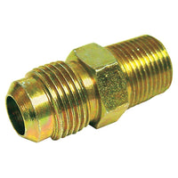 5/16 in. Flare X 1/4 in. D Male Brass Adapter (Pack of 5)