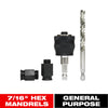 Diablo Snap Lock Plus Mandrel System 5/8 in to 6 in. 7/16 in. Hex 1 pc - Open Box