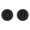 Kwikset Matte Black Single Cylinder Deadbolt 2-3/4 in.