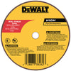 DeWalt High Performance 3 in. D X 1/4 in. S Aluminum Oxide Cut-Off Wheel 1 pc