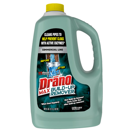 Drano Liquid Build-Up Remover 60 oz (Pack of 4)