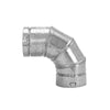 Selkirk Adjustable 90 deg Galvanized Steel Gas Vent Elbow