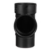 Charlotte Pipe 3 in. Hub X 3 in. D Hub ABS Sanitary Street Tee