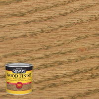 Minwax Wood Finish Semi-Transparent Weathered Oak Oil-Based Oil Wood Stain 0.5 Pt.