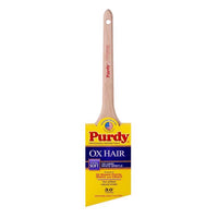 Purdy Wood Handle Ox Hair Square Edge Extra Soft Paint Brush 1/2 Thick x 3 W x 2-5/8 L in