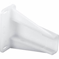 Prime-Line 2-3/4 in. L Plastic Ball-Bearing Rollers Drawer Slides Track Bracket 2 pk - Open Box