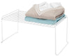 Whitmor 6023-3121 Medium White Stacking Shelf