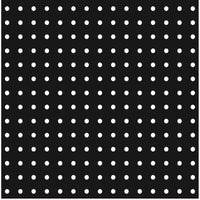 90 in. H X 46 in. W Punched Black Backer Paper