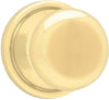 Kwikset Juno Polished Brass Dummy Knob Right or Left Handed