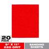 Diablo 9 in. L X 11 in. W 220 Grit Aluminum Oxide Sanding Sheet 20 pk
