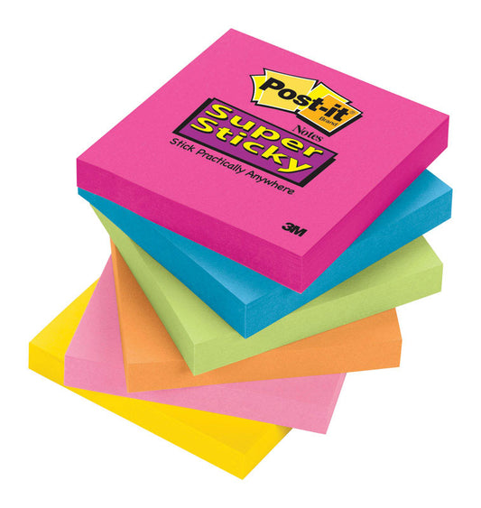 Post-It 3 in. W X 3 in. L Assorted Sticky Notes 1 pad