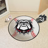 University of Georgia Baseball Rug - 27in. Diameter