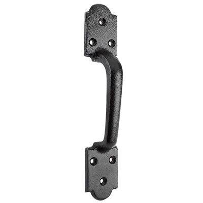 National Hardware 8-1/2 in. L Black Steel Ornamental Gate Pull