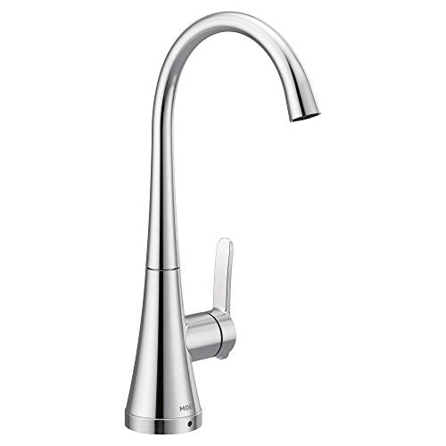 Chrome one-handle high arc single mount beverage faucet