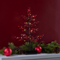 Celebrations LED Red/Warm White Table Decor 16 in.
