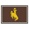 University of Wyoming 5ft. x 8 ft. Plush Area Rug