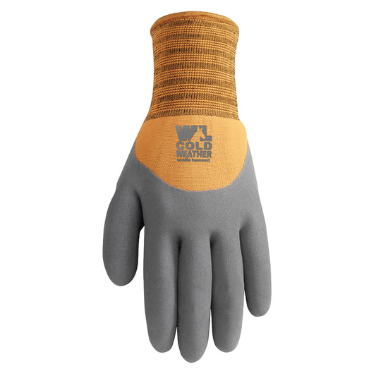 Wells Lamont XL Latex Winter Black Gloves