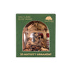Holy Land Olive Wood Natural 3D Nativity Ornaments 3 in. (Pack of 20)