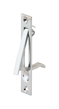Ives by Schlage 3-7/8 in. L Satin Chrome Brass Sliding Door Edge Pull