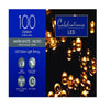 Celebrations LED Micro/5mm Clear/Warm White 100 ct String Christmas Lights 16.24 ft.