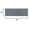 QEP Black/Silver Metal Rubbing Stone 6 L x 1 H x 2 W in.