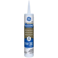 GE Silicone Clear Silicone 2 Window and Door Silicone 10.1 oz. (Pack of 12)