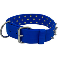 Bravo Nylon Spiked Dog Collar