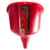 FloTool Red 12.5 in. H Plastic Funnel