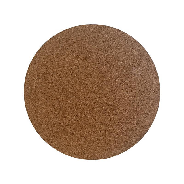 Alfombrilla de corcho natural para maceta Crescent Too de 10 in de diámetro (paquete de 25)