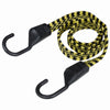 Keeper Black/Yellow Flat Bungee Cord 48 in. L X 0.14 in. 1 pk
