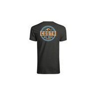 Costa XL Short Sleeve Men's Crew Neck Dark Heather Prado Tee Shirt