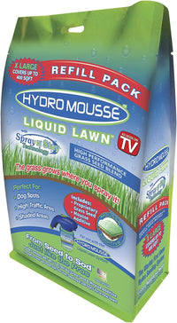 Hydro Mousse Liquid Lawn Fine Fescue Grass Seed Full Sun 2 lb Refill Bag