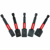 Diablo 2-9/16 in. L Black Oxide Magnetic Nut Setter Set 5 pc