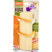 Nylabone Wild Alternative Marrow Bone Power Chew Beef Flavor Souper Size Dog Chew for Dogs Up to 50 lb