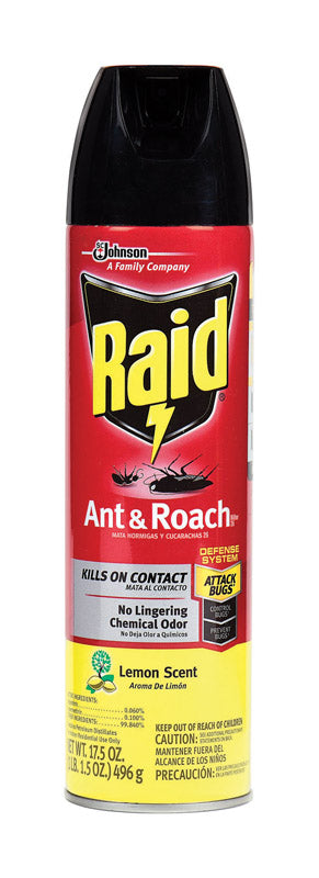 Raid Aerosol Insect Killer 17.5 oz (Pack of 12)