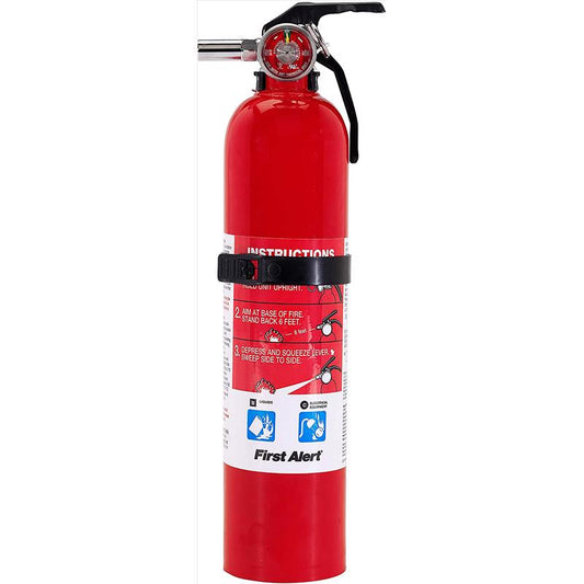 First Alert 2-3/4 lb. Fire Extinguisher For Garage OSHA/US Coast Guard Agency Approval (Pack of 4)