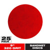 Diablo SandNet 9 in. L X 9 in. W Ceramic 320 Grit Ultra Fine Drywall Sand Pad
