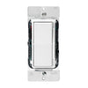 Leviton Decora White Thermoplastic/Metal 1200W 1/3-Pole Full Range Rocker Slide Dimmer Switch