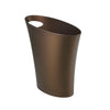 Umbra Skinny 2 gal Bronze Plastic Modern Wastebasket