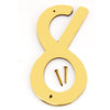 Hy-Ko 4 in. Brass Gold 8 Number Nail-On (Pack of 10)