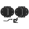 National Hardware Arched 5-11/32 in. L Black Steel Gate Hardware Kit 1 pk