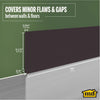 M-D 0.13 in. H x 48 in. L Prefinished Brown Vinyl Wall Base (Pack of 18)