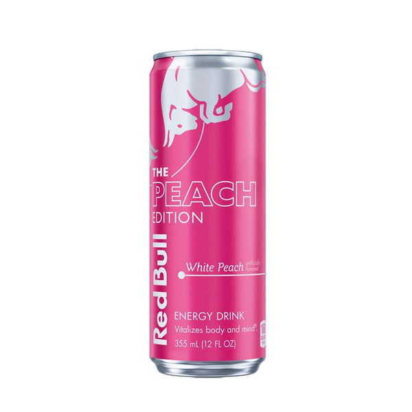 Bebida energética Red Bull de durazno blanco y durazno-nectarina, 12 oz (paquete de 24)
