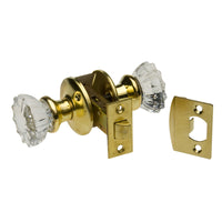Kaba Ilco Crystal Bright Brass Mortise Lockset Grade 3 (Pack of 5).