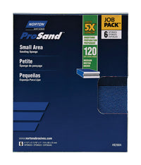 Norton ProSand 4.5 in. L X 2.6875 in. W X 1 in. 120 Grit Medium Small Area Sanding Sponge